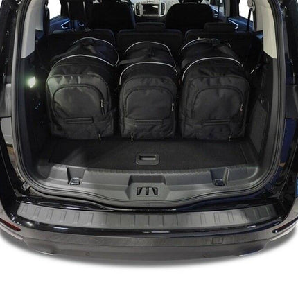 Kjust Reistassenset voor Ford S-Max 2015-2018 - Set van 5 Tassen met 3 Roltassen en 2 Vliegtuigtassen