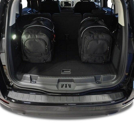 Kjust Reistassenset voor Ford S-Max 2015-2018 - Set van 5 Tassen met 3 Roltassen en 2 Vliegtuigtassen