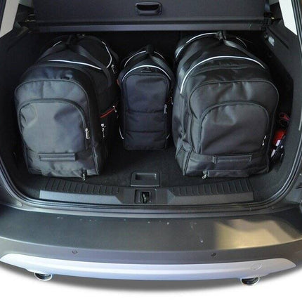Kjust Reistassenset voor Ford Kuga 2013-2017 - Set van 4 Tassen met 2 Roltassen en 2 Vliegtuigtassen