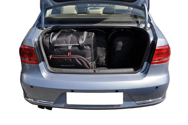 Kjust Reistassenset voor Volkswagen Passat Sedan 2011-2014 - Set van 5 Tassen met 3 Roltassen en 2 Sporttassen