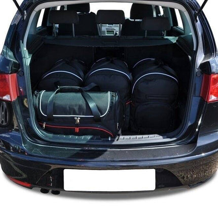 Kjust Reistassenset voor Seat Altea XL 2007-2015 - Set van 5 Tassen met 3 Roltassen en 2 Vliegtuigtassen