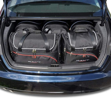 Kjust Reistassenset voor Audi A4 Sedan 2008-2015 - Set van 5 Tassen met 3 Roltassen en 2 Vliegtuigtassen