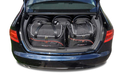 Kjust Reistassenset voor Audi A4 Sedan 2008-2015 - Set van 5 Tassen met 3 Roltassen en 2 Vliegtuigtassen