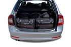 Kjust Reistassenset voor Skoda Octavia stationwagen 2004-2009 - Set van 5 Tassen met 3 Roltassen en 2 Vliegtuigtassen
