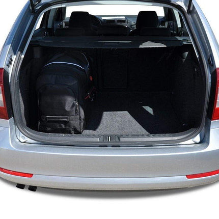 Kjust Reistassenset voor Skoda Octavia stationwagen 2004-2009 - Set van 5 Tassen met 3 Roltassen en 2 Vliegtuigtassen