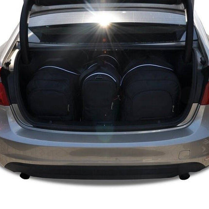 Kjust Reistassenset voor Volvo S60 Sedan 2010-2019 - Set van 4 Tassen met 2 Roltassen en 2 Vliegtuigtassen