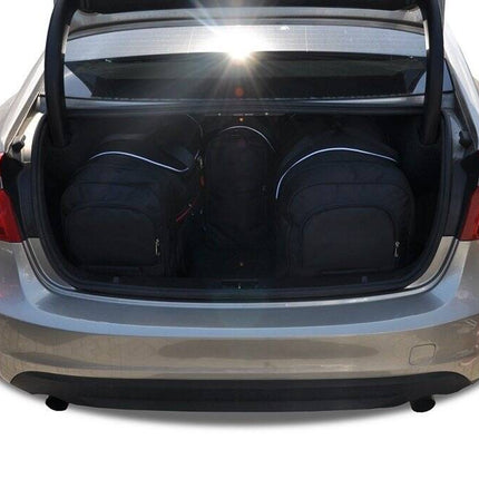 Kjust Reistassenset voor Volvo S60 Sedan 2010-2019 - Set van 4 Tassen met 2 Roltassen en 2 Vliegtuigtassen