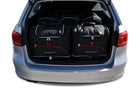 Kjust Reistassenset voor Volkswagen Passat Variant 2011-2014 - Set van 5 Tassen met 3 Roltassen en 2 Sporttassen