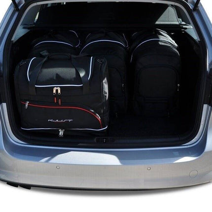 Kjust Reistassenset voor Volkswagen Passat Variant 2011-2014 - Set van 5 Tassen met 3 Roltassen en 2 Sporttassen