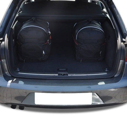 Kjust Reistassenset voor Seat Exeo ST stationwagen 2009-2013 - Set van 5 Tassen met 3 Roltassen en 2 Vliegtuigtassen