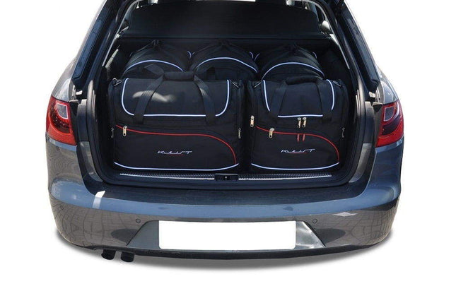 Kjust Reistassenset voor Seat Exeo ST stationwagen 2009-2013 - Set van 5 Tassen met 3 Roltassen en 2 Vliegtuigtassen