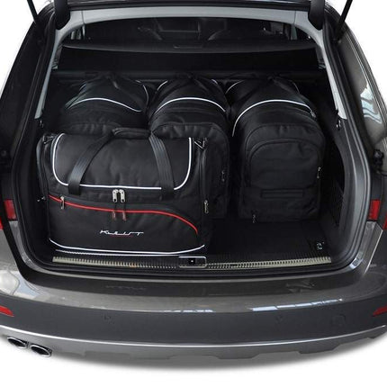 Kjust Reistassenset voor Audi A4 Allroad 2009-2016 - Set van 5 Tassen met 3 Roltassen en 2 Vliegtuigtassen