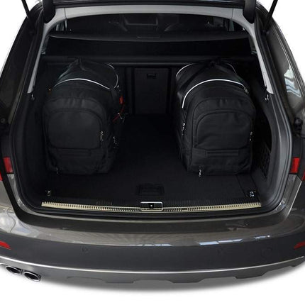 Kjust Reistassenset voor Audi A4 Avant 2008-2015 - Set van 5 Tassen met 3 Roltassen en 2 Vliegtuigtassen