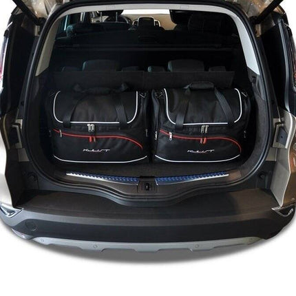 Kjust Reistassenset voor Renault Espace 2015-2022 - Set van 5 Tassen met 3 Roltassen en 2 Vliegtuigtassen