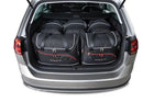 Kjust Reistassenset voor Volkswagen Golf stationwagen 2013-2020 - Set van 5 Tassen met 3 Roltassen en 2 Vliegtuigtassen