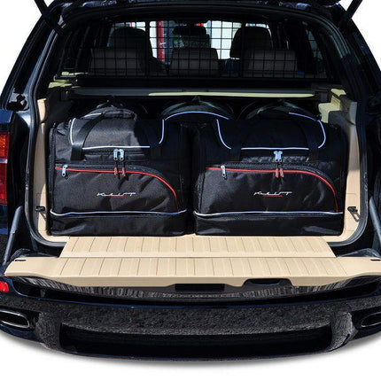 Kjust Reistassenset voor BMW X5 2007-2013 - Set van 5 Tassen met 3 Roltassen en 2 Sporttassen
