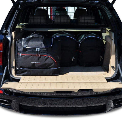 Kjust Reistassenset voor BMW X5 2007-2013 - Set van 5 Tassen met 3 Roltassen en 2 Sporttassen