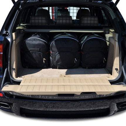 Kjust Reistassenset voor BMW X5 2007-2013 - Set van 5 Tassen met 3 Roltassen en 2 Sporttassen