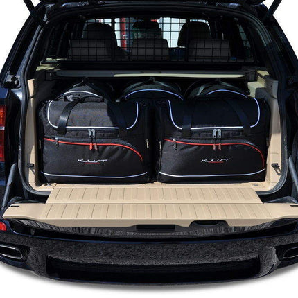 Kjust Reistassenset voor BMW X5 2007-2013 - Set van 5 Tassen met 3 Roltassen en 2 Vliegtuigtassen