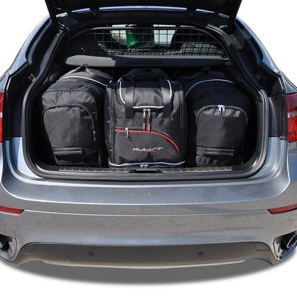 Kjust Reistassenset voor BMW X6 2008-2015 - Set van 4 Tassen met 3 Roltassen en 1 Sporttas