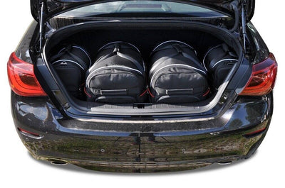 Kjust Reistassenset voor Infiniti Q70 Sedan 2013-2019 - Set van 4 Tassen met 2 Roltassen en 2 Vliegtuigtassen