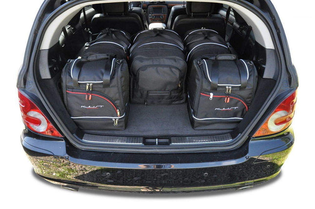 Kjust Reistassenset voor Mercedes Benz R-Klasse 2005-2015 - Set van 6 Tassen met 3 Roltassen en 3 Sporttassen