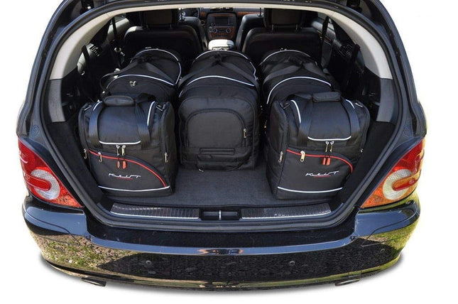 Kjust Reistassenset voor Mercedes Benz R-Klasse 2005-2015 - Set van 6 Tassen met 3 Roltassen en 3 Vliegtuigtassen