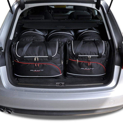 Kjust Reistassenset voor Audi A6 Avant 2011-2018 - Set van 5 Tassen met 3 Roltassen en 2 Vliegtuigtassen