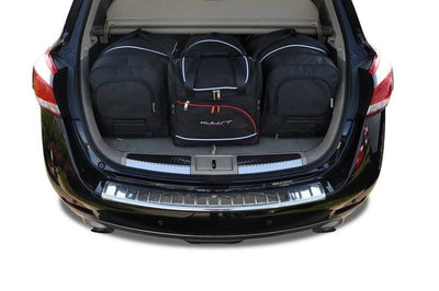 Kjust Reistassenset voor Nissan Murano 2009-2014 - Set van 4 Tassen met 3 Roltassen en 1 Vliegtuigtas