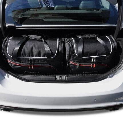 Kjust Reistassenset voor Alfa Romeo Giulia Sedan vanaf 2016 - Set van 4 Tassen met 2 Roltassen en 2 Vliegtuigtassen
