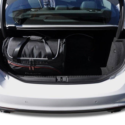 Kjust Reistassenset voor Alfa Romeo Giulia Sedan vanaf 2016 - Set van 4 Tassen met 2 Roltassen en 2 Vliegtuigtassen