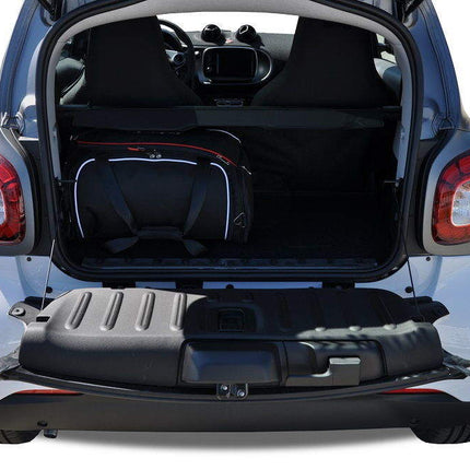 Kjust Reistassenset voor Smart ForTwo Vanaf 2014 - Set van 2 Tassen met 2 Vliegtuigtassen