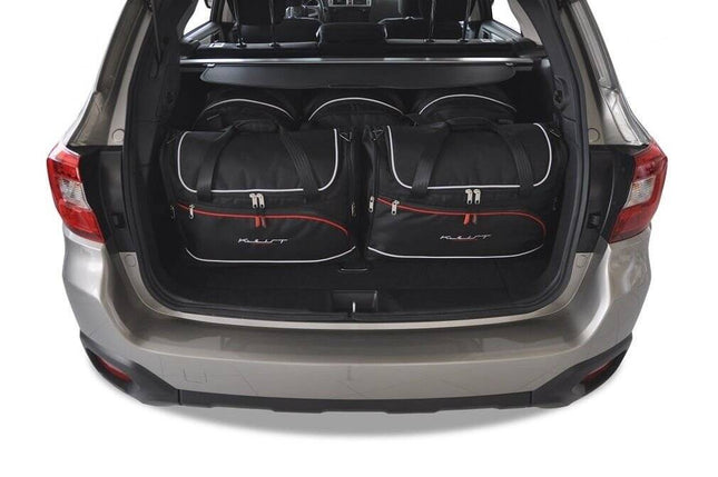 Kjust Reistassenset voor Subaru Legacy Outback 2015-2021 - Set van 5 Tassen met 3 Roltassen en 2 Vliegtuigtassen
