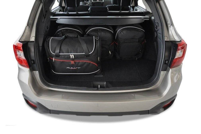 Kjust Reistassenset voor Subaru Legacy Outback 2015-2021 - Set van 5 Tassen met 3 Roltassen en 2 Vliegtuigtassen