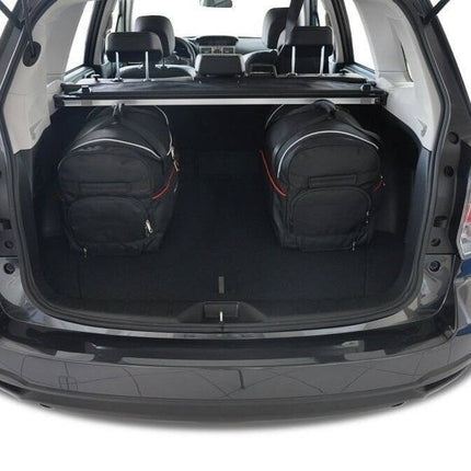 Kjust Reistassenset voor Subaru Forester 2013-2019 - Set van 5 Tassen met 3 Roltassen en 2 Vliegtuigtassen
