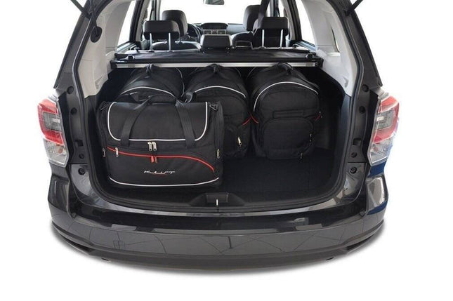 Kjust Reistassenset voor Subaru Forester 2013-2019 - Set van 5 Tassen met 3 Roltassen en 2 Vliegtuigtassen