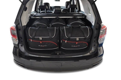 Kjust Reistassenset voor Subaru Forester 2013-2019 - Set van 5 Tassen met 3 Roltassen en 2 Vliegtuigtassen