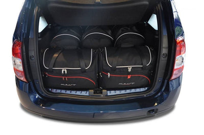 Kjust Reistassenset voor Dacia Duster 2010-2014 - Set van 5 Tassen met 3 Roltassen en 2 Vliegtuigtassen