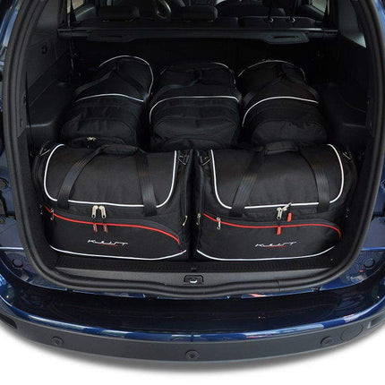 Kjust Reistassenset voor Dacia Lodgy 2012-2021 - Set van 5 Tassen met 3 Roltassen en 2 Vliegtuigtassen