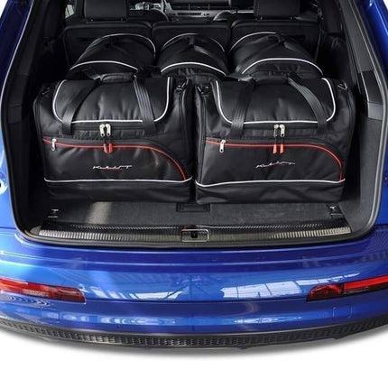 Kjust Reistassenset voor Audi Q7 vanaf 2015 - Set van 5 Tassen met 3 Roltassen en 2 Sporttassen