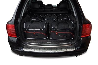 Kjust Reistassenset voor Porsche Cayenne 2002-2010 - Set van 5 Tassen met 3 Roltassen en 2 Vliegtuigtassen