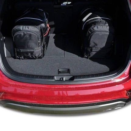 Kjust Reistassenset voor Hyundai Santa Fe 2012-2018 - Set van 5 Tassen met 3 Roltassen en 2 Vliegtuigtassen