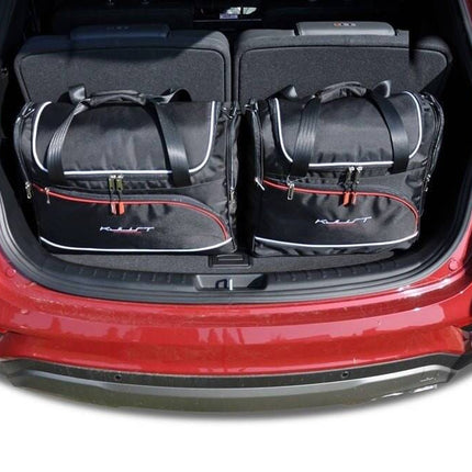 Kjust Reistassenset voor Hyundai Santa Fe 2012-2018 - Set van 5 Tassen met 3 Roltassen en 2 Vliegtuigtassen