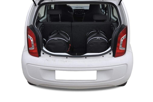 Kjust Reistassenset voor Volkswagen Up! 3-deurs 2011-2020 - Set van 3 Tassen met 2 Sporttassen en 1 Vliegtuigtas