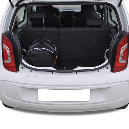 Kjust Reistassenset voor Volkswagen Up! 3-deurs 2011-2020 - Set van 3 Tassen met 2 Sporttassen en 1 Vliegtuigtas