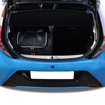 Kjust Reistassenset voor Toyota Aygo 5-deurs vanaf 2014 - Set van 2 Tassen met 2 Sporttassen
