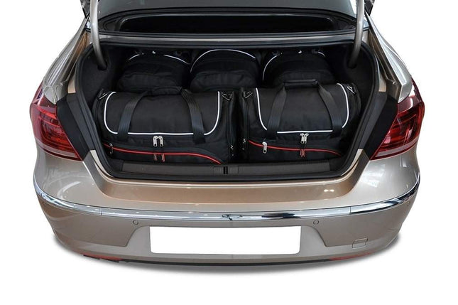 Kjust Reistassenset voor Volkswagen CC 2012-2017 - Set van 5 Tassen met 3 Roltassen en 2 Vliegtuigtassen