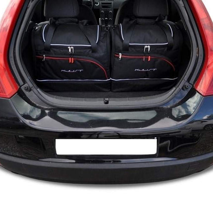 Kjust Reistassenset voor Volvo C30 2007-2013 - Set van 4 Tassen met 2 Sporttassen en 2 Vliegtuigtassen