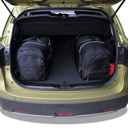 Kjust Reistassenset voor Suzuki SX4 S-Cross 2013-2021 - Set van 4 Tassen met 2 Roltassen 1 Sporttas en 1 Vliegtuigtas