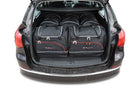 Kjust Reistassenset voor Opel Astra Sports Tourer 2010-2015 - Set van 5 Tassen met 3 Roltassen en 2 Vliegtuigtassen